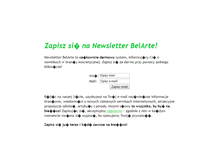 Tablet Screenshot of newsletter.belarte.pl